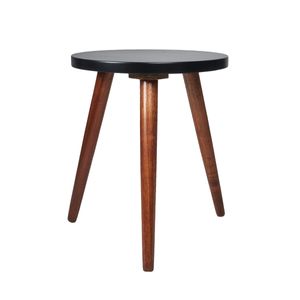Mesa Auxiliar Nano Pequeña Negra Nuez