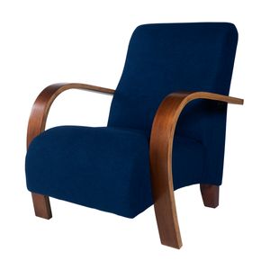 Silla Auxiliar Nevada Nuez Kazan Azul