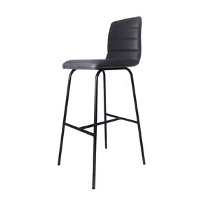 Silla Bar Cleopatra Country Plomo Negra