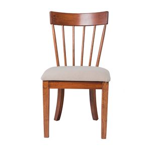Silla Comedor Babilonia Portugal Beige / Nuez