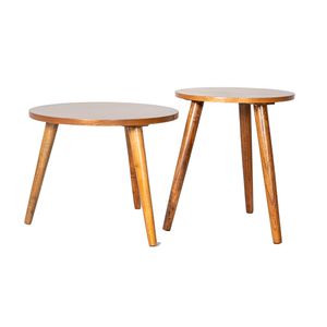 Juego Mesa Auxiliar Nano Nuez Pata Nuez