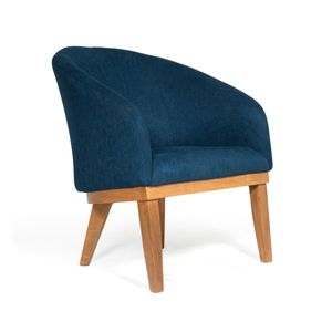 Silla Auxiliar Duquesa Nuez Kazan Azul