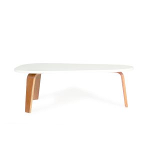 Mesa Centro Beta Grande Blanco Pata Nuez