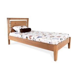 Cama Sencilla Oriental Nuez