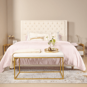 Cama King Bianco Niagara Crema