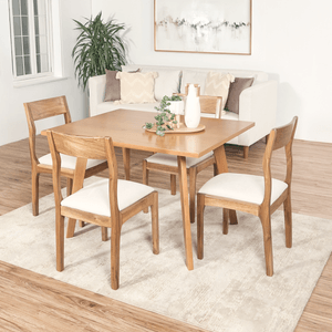 Set Comedor Sakura Nuez 4 Ptos