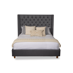 Cama Doble Bianco Niagara Plomo