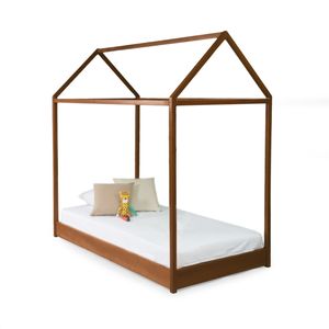 Cama Sencilla Montessori Nuez