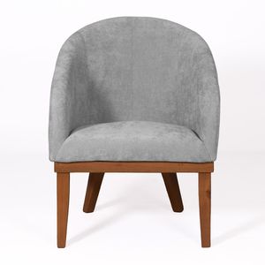Silla Auxiliar Duquesa Nuez Obelisco Gris