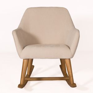 Silla Auxiliar Samanta Mecedora Nuez Portugal Beige