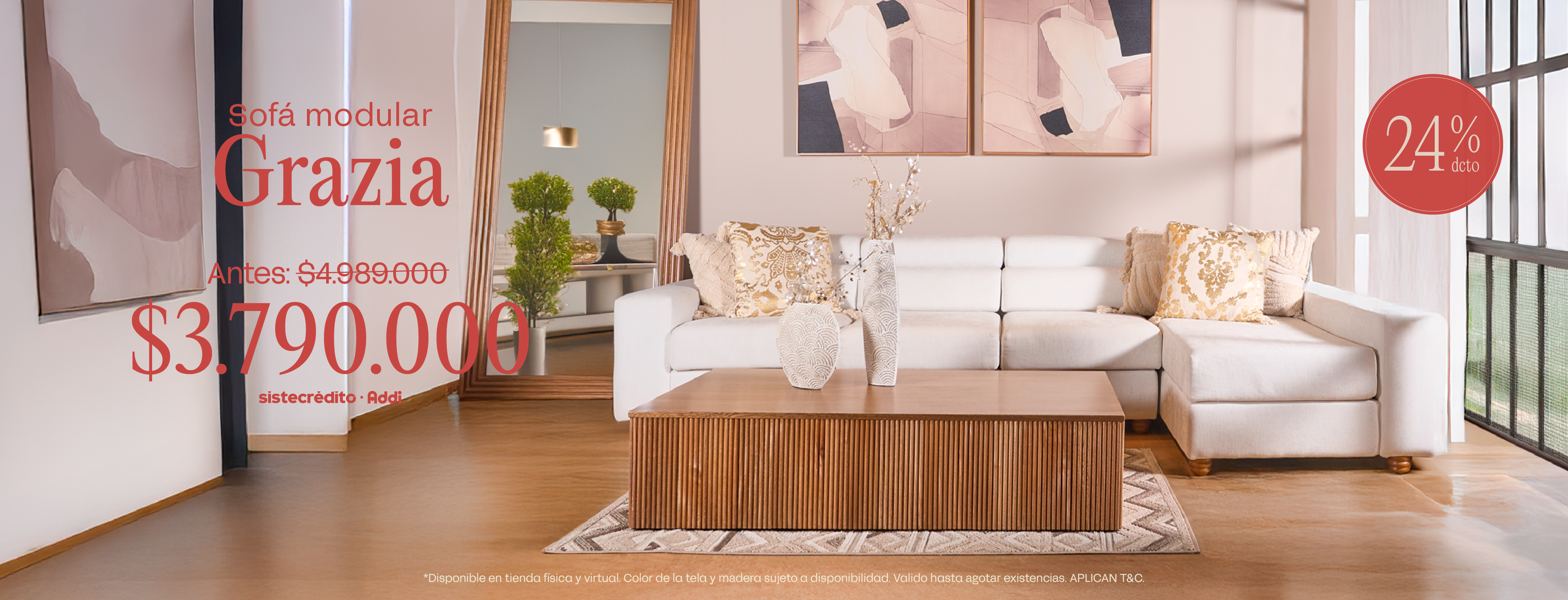 Sala Grazia en rebajas only home