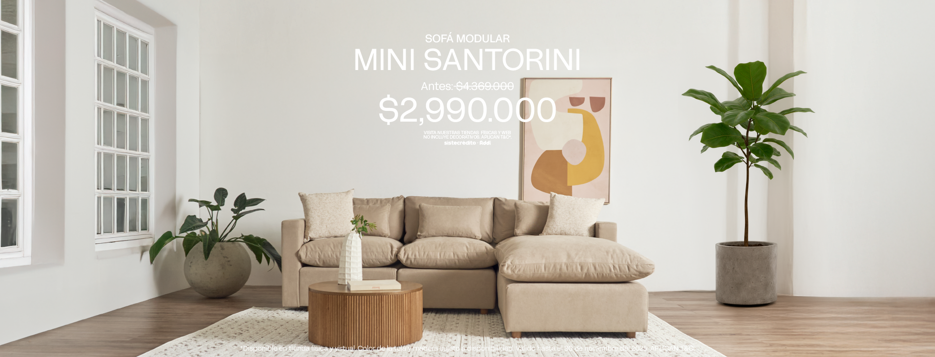 Sofa Modular Mini Santorini OnlyHome