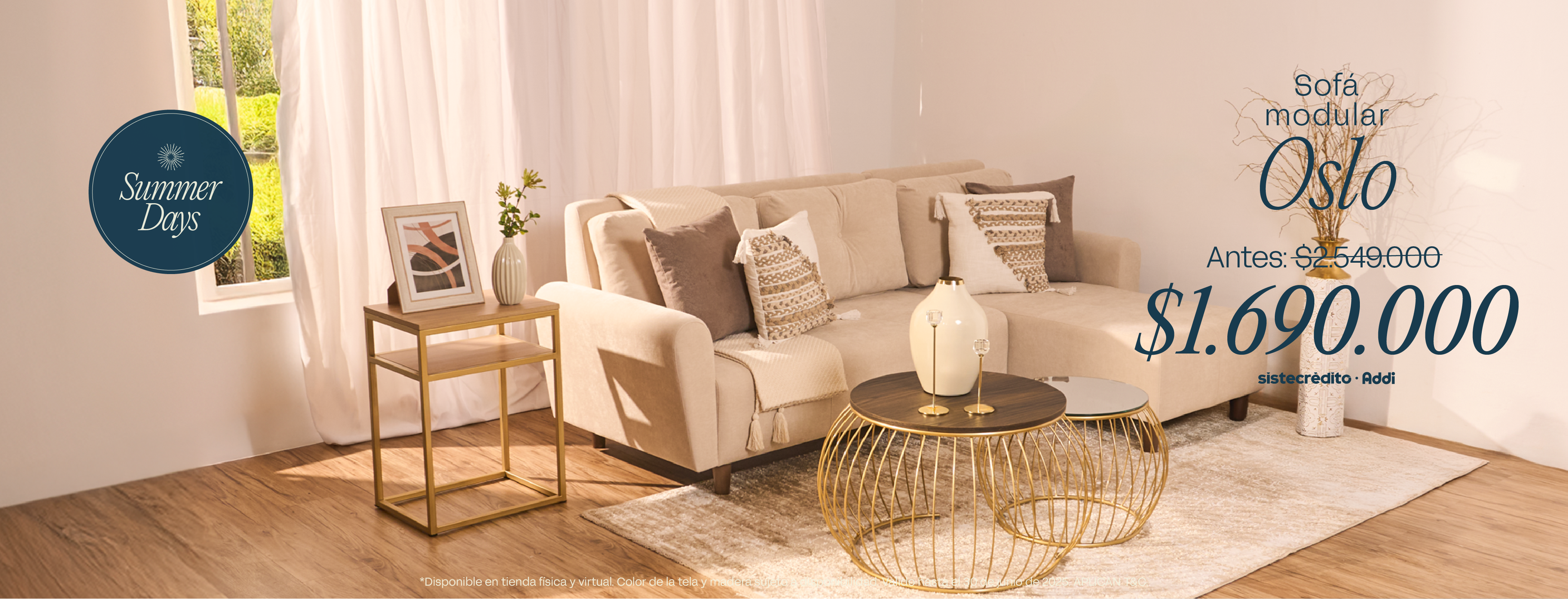 Sofa Modular Oslo por $ 1.690.000